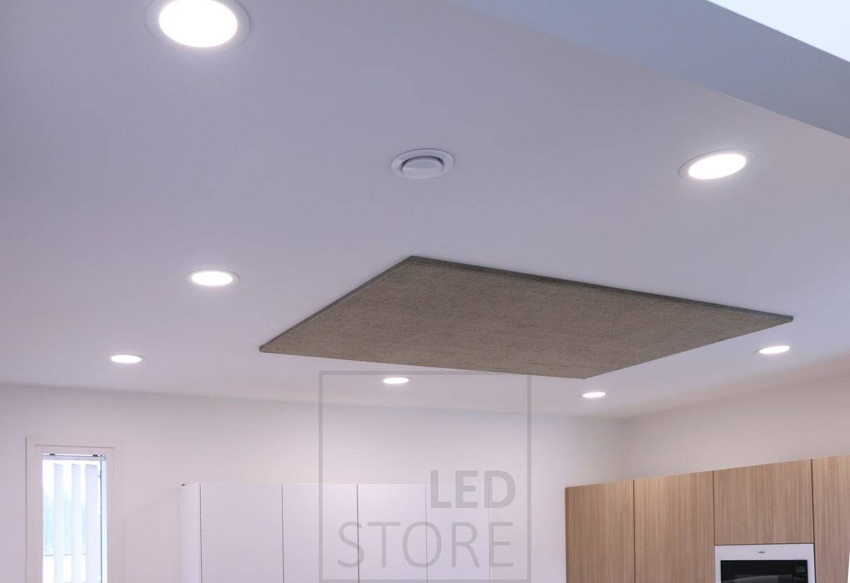 Petits plafonds pour l'éclairage général. Avec son aspect simple, ce luminaire est idéal pour l'éclairage général de votre maison. 2. Ledstore.fi